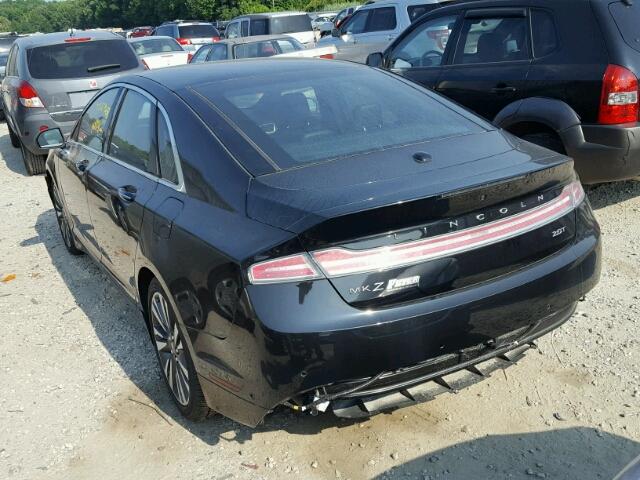 3LN6L5E95HR644204 - 2017 LINCOLN MKZ RESERV BLACK photo 3