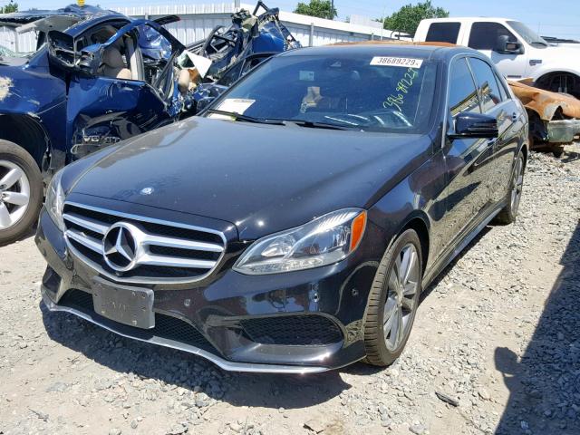 WDDHF5KB9FB115793 - 2015 MERCEDES-BENZ E 350 BLACK photo 2