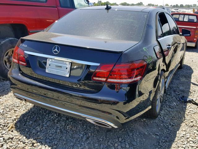 WDDHF5KB9FB115793 - 2015 MERCEDES-BENZ E 350 BLACK photo 4