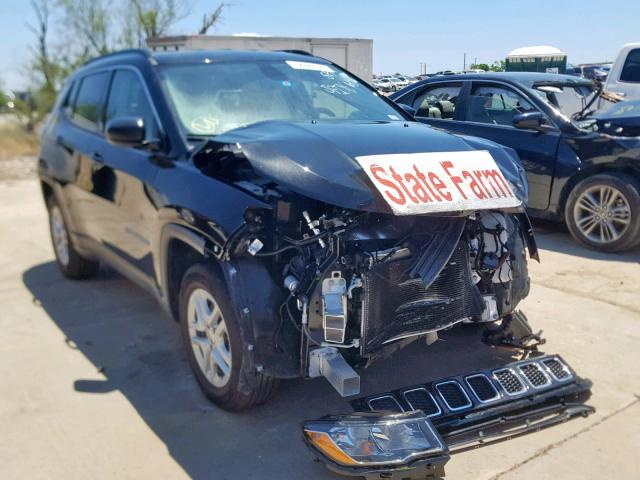 3C4NJCAB1KT637084 - 2019 JEEP COMPASS SP შავი ფოტო 1