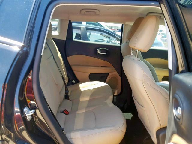 3C4NJCAB1KT637084 - 2019 JEEP COMPASS SP შავი ფოტო 6