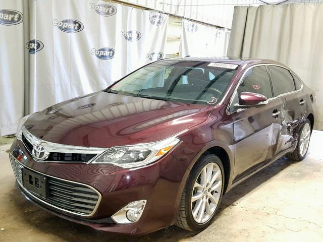 4T1BK1EB6FU141607 - 2015 TOYOTA AVALON XLE MAROON photo 2