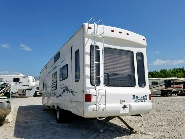 4YDF3282114055552 - 2001 KEYSTONE MONTANA WHITE photo 3