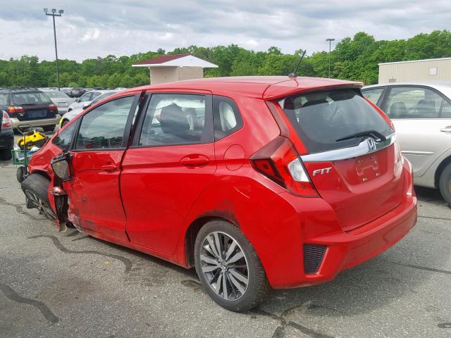 3HGGK5H89FM778577 - 2015 HONDA FIT EX RED photo 3