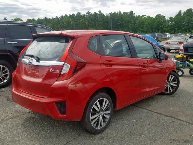 3HGGK5H89FM778577 - 2015 HONDA FIT EX RED photo 4