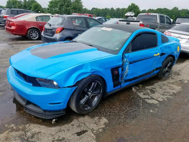 1ZVBP8CHXA5118823 - 2010 FORD MUSTANG GT BLUE photo 2