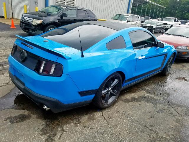 1ZVBP8CHXA5118823 - 2010 FORD MUSTANG GT BLUE photo 4