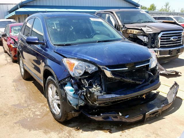 5J6RE4H70AL082145 - 2010 HONDA CR-V EXL BLUE photo 1