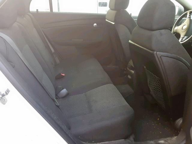 1G1ZH57B984204569 - 2008 CHEVROLET MALIBU 1LT WHITE photo 6