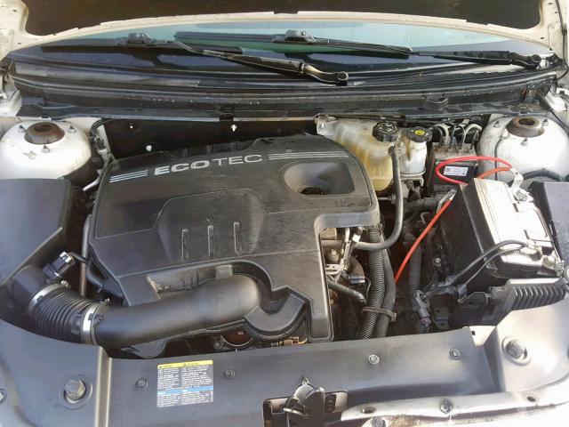 1G1ZH57B984204569 - 2008 CHEVROLET MALIBU 1LT WHITE photo 7