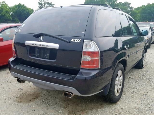 2HNYD18665H518262 - 2005 ACURA MDX TOURIN BLACK photo 4