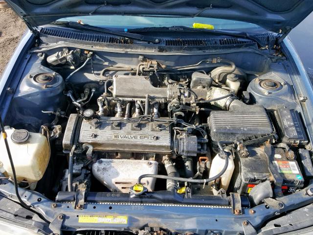 2T1AE09B5RC063351 - 1994 TOYOTA COROLLA LE BLUE photo 7