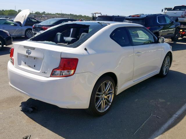 JTKJF5C79C3040338 - 2012 TOYOTA SCION TC WHITE photo 4