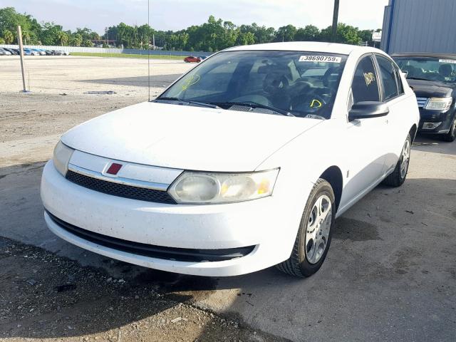 1G8AJ52FX4Z229698 - 2004 SATURN ION LEVEL WHITE photo 2