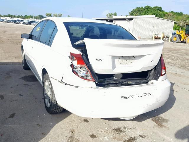 1G8AJ52FX4Z229698 - 2004 SATURN ION LEVEL WHITE photo 3