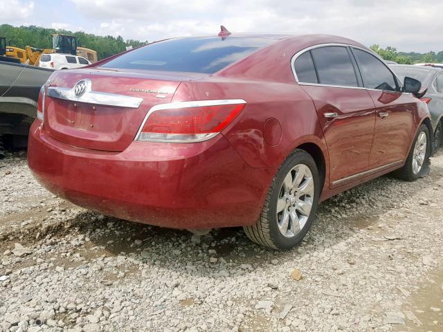 1G4GC5ED5BF170316 - 2011 BUICK LACROSSE C RED photo 4