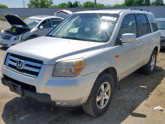 5FNYF18388B052849 - 2008 HONDA PILOT SE SILVER photo 2