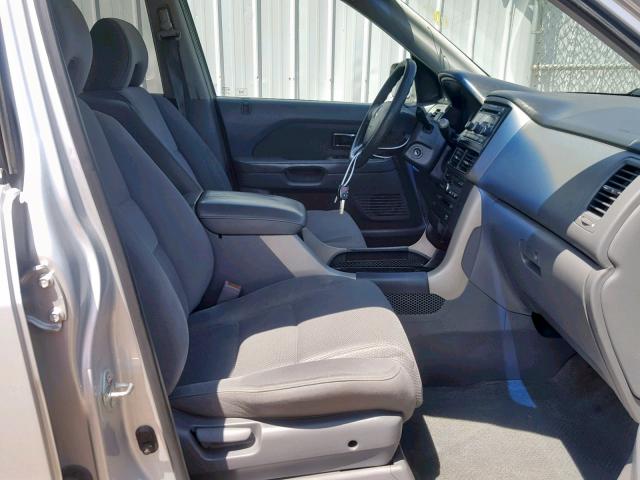 5FNYF18388B052849 - 2008 HONDA PILOT SE SILVER photo 5