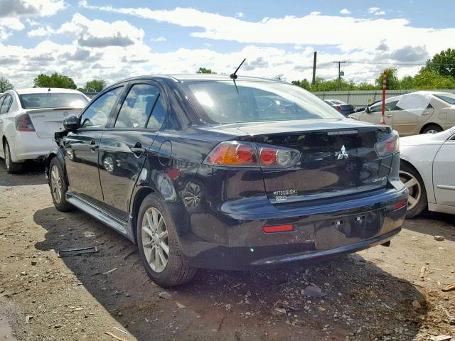 JA32V2FW8GU002744 - 2016 MITSUBISHI LANCER ES BLACK photo 3