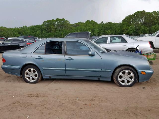 WDBJF65J02B438479 - 2002 MERCEDES-BENZ E 320 BLUE photo 9