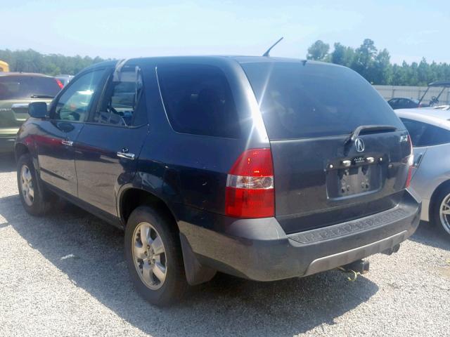 2HNYD18223H512713 - 2003 ACURA MDX GREEN photo 3