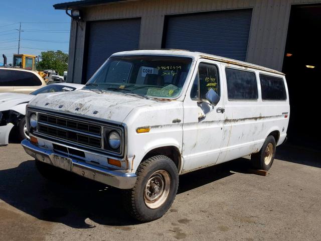 E25HH037742 - 1977 FORD ECONO E250 WHITE photo 2