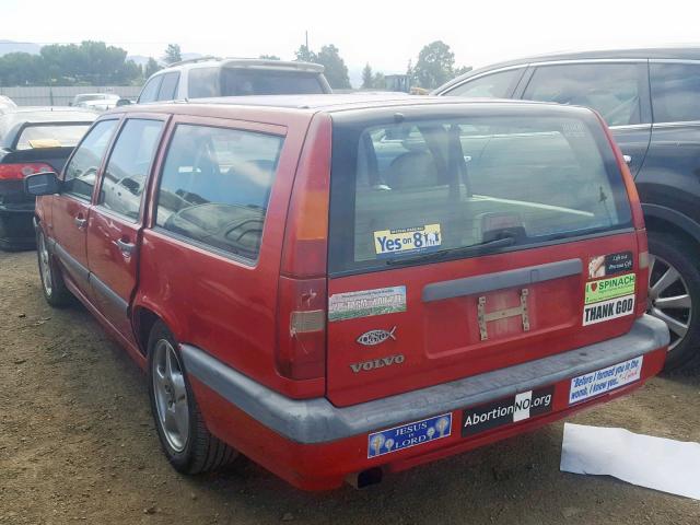 YV1LW5724T2193840 - 1996 VOLVO 850 RED photo 3