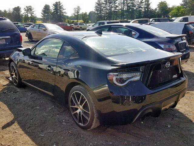 JF1ZNAA15F9711922 - 2015 TOYOTA SCION FR-S BLACK photo 3
