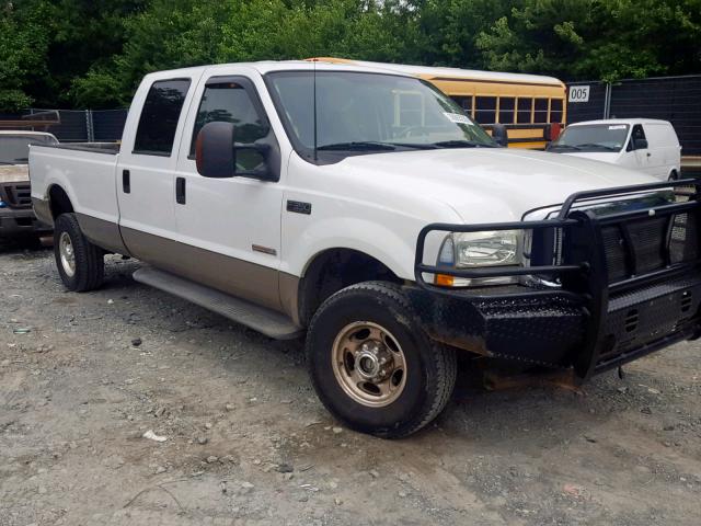 1FTSW31P54EB07168 - 2004 FORD F350 SRW S WHITE photo 1