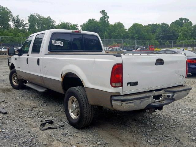 1FTSW31P54EB07168 - 2004 FORD F350 SRW S WHITE photo 3