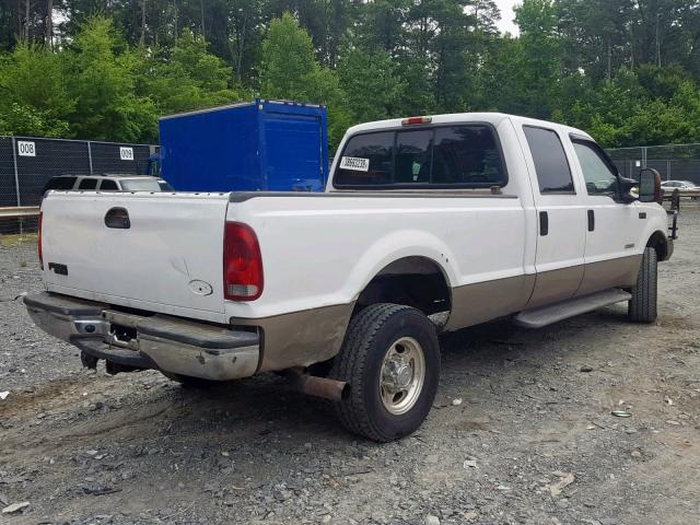 1FTSW31P54EB07168 - 2004 FORD F350 SRW S WHITE photo 4