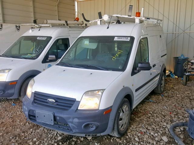 NM0LS7AN2DT147884 - 2013 FORD TRANSIT CO WHITE photo 2