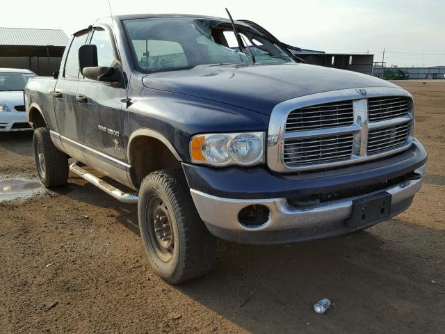 3D7KU286X3G715665 - 2003 DODGE RAM 2500 S BLUE photo 1