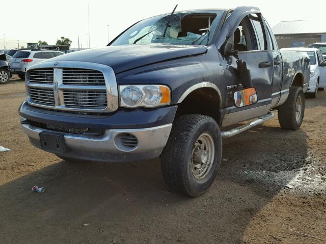 3D7KU286X3G715665 - 2003 DODGE RAM 2500 S BLUE photo 2