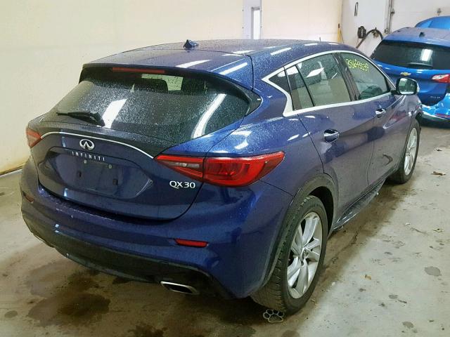 SJKCH5CP0HA021168 - 2017 INFINITI QX30 BASE PURPLE photo 4