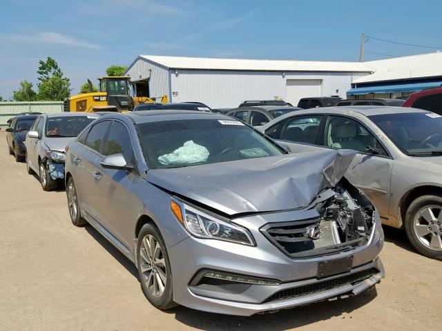 5NPE34AF6HH437975 - 2017 HYUNDAI SONATA SPO SILVER photo 1