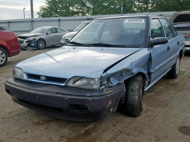 1Y1SK5461NZ036468 - 1992 GEO PRIZM BASE ლურჯი ფოტო 2