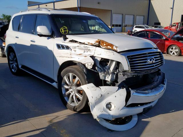 JN8AZ2NF7C9518128 - 2012 INFINITI QX56 WHITE photo 1