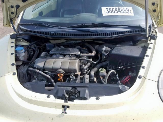 3VWCK21Y43M333971 - 2003 VOLKSWAGEN NEW BEETLE ყვითელი ფოტო 7