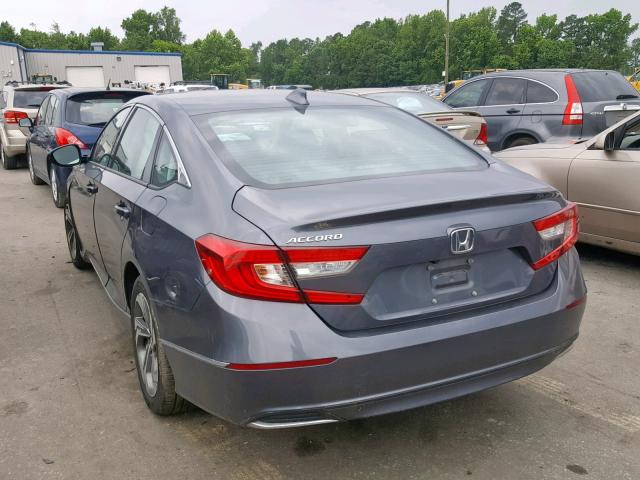 1HGCV1F5XJA110042 - 2018 HONDA ACCORD EXL GRAY photo 3