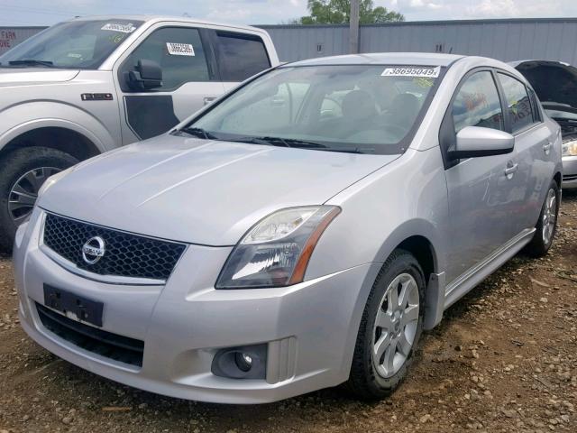 3N1AB6AP1AL680527 - 2010 NISSAN SENTRA 2.0 SILVER photo 2