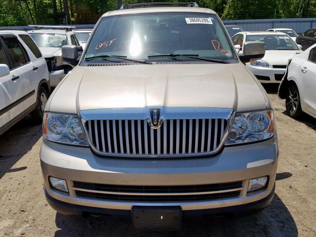 5LMFU28516LJ03096 - 2006 LINCOLN NAVIGATOR GOLD photo 9