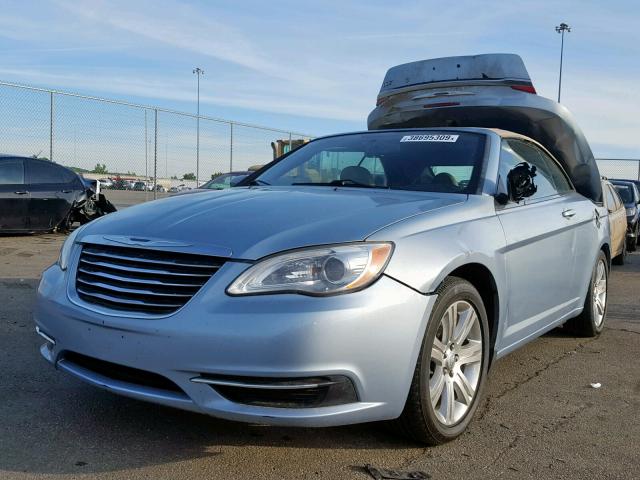 1C3BCBEG5CN249830 - 2012 CHRYSLER 200 TOURIN BLUE photo 2