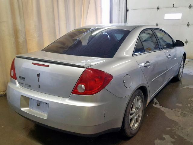 1G2ZG558864230065 - 2006 PONTIAC G6 SE SILVER photo 4