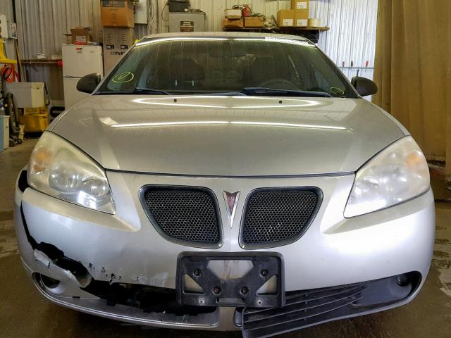 1G2ZG558864230065 - 2006 PONTIAC G6 SE SILVER photo 9