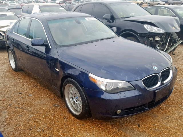 WBANA53544B849854 - 2004 BMW 525 I BLUE photo 1