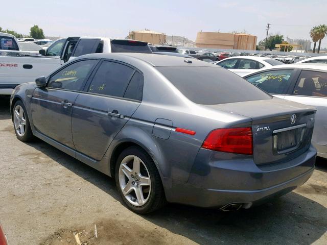 19UUA66286A072949 - 2006 ACURA 3.2TL GRAY photo 3