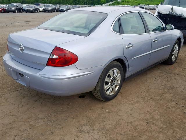 2G4WC532651247493 - 2005 BUICK LACROSSE C BLUE photo 4