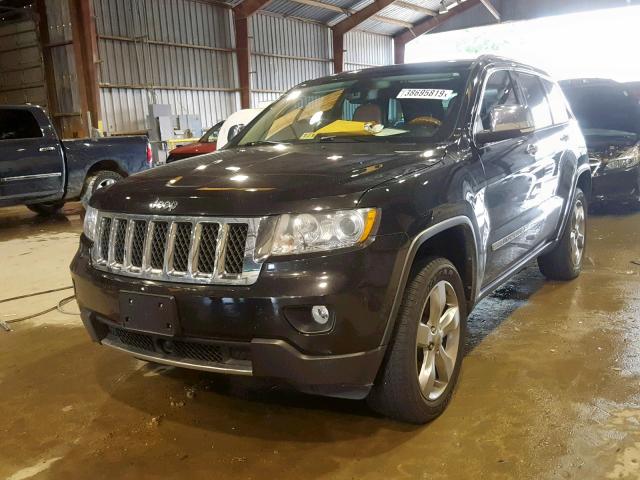 1C4RJFCT7CC296926 - 2012 JEEP GRAND CHER BLACK photo 2