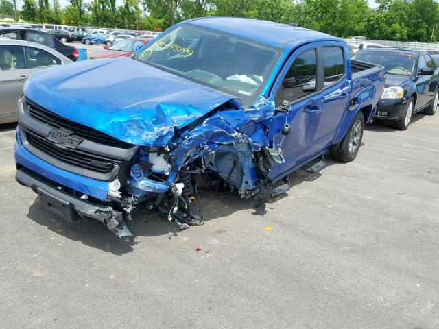 1GCGTDEN5J1195199 - 2018 CHEVROLET COLORADO Z BLUE photo 2